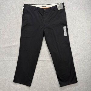 Dockers Pants Mens 40x30 Black Easy Khakis D2 Straight Fit Soft Chino Slacks NEW